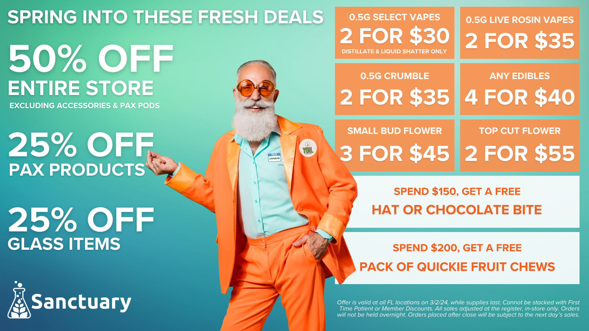 Sanctuary Discounts 03/02/24